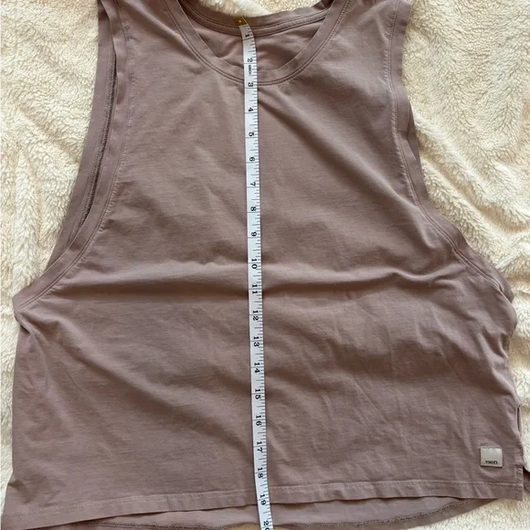 Vuori Women's Muscle Tee - Soft Pink - Picture 5 of 5